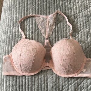 Victoria's Secret Pink Lace Racerback Bra
